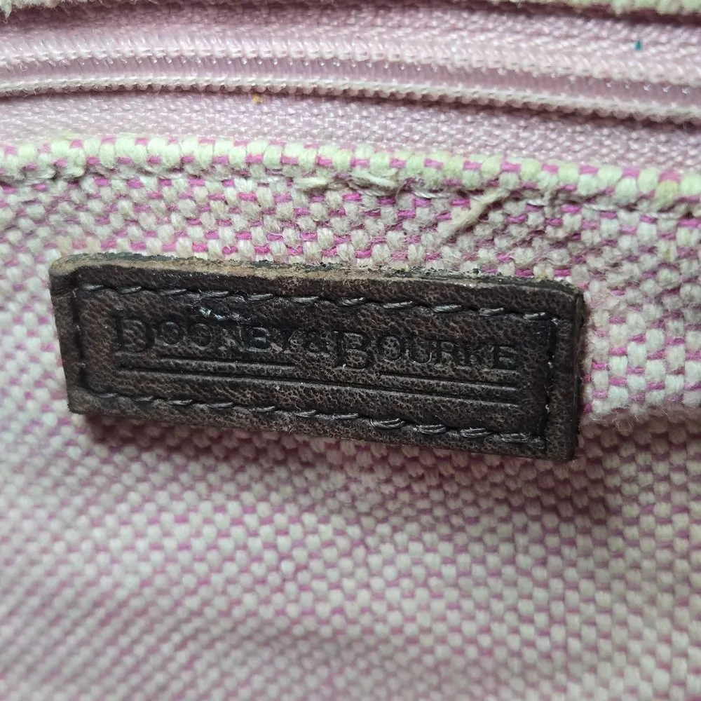 🐢 Dooney & Bourke Croc Embossed Leather Circle Bag. - Picture 15 of 16